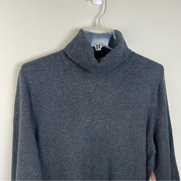 Banana Republic Extra Fine Merino Wool Cashmere Turtleneck Sweater XL Womens - Picture 2 of 7